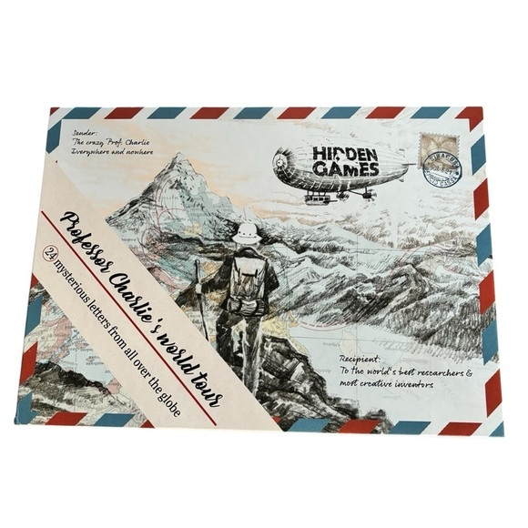 Hidden Games Professor Charlie ‘s World Tours 1-6 Players 41+ Adventure Riddles - Picture 3 of 5